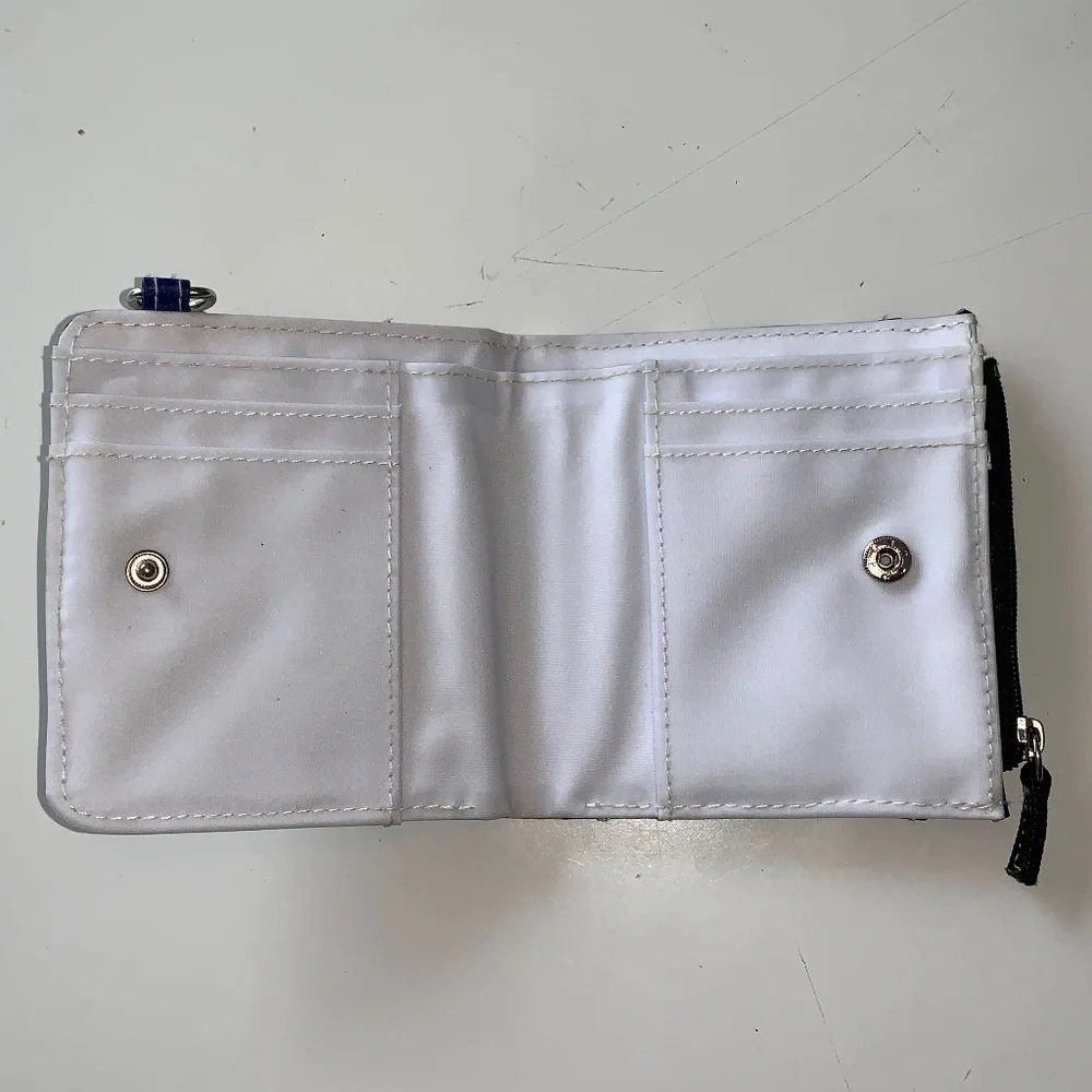 SCOUT Wallet Navy Blue and White Striped Preppy Nautical wallet, Coin pocket - Picture 5 of 6